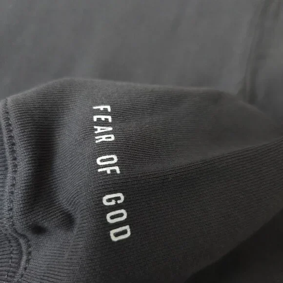 Fear of God Dark Grey Printed Hoodie - Picture 5 of 9